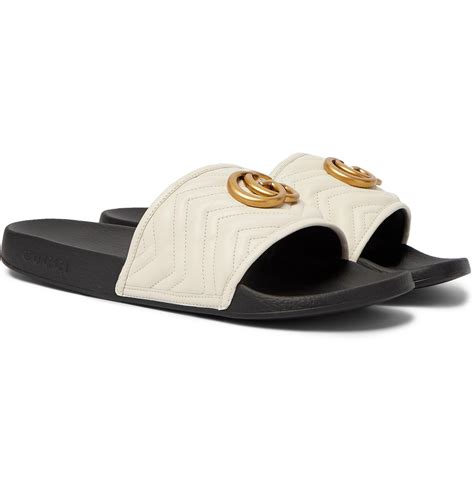 where to buy the white gucci pursit slides|gucci slides white cheap.